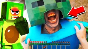ЭТОТ ЗОМБИ в Реальной Жизни хочет Съесть МОЕГО ДРУГА в Minecraft | КУПИК МАЙНКРАФТ