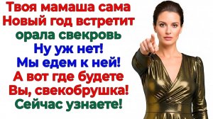 Свекровь хотела Новый год! Получила пустую конуру! | Истории Из Жизни | Реальная История