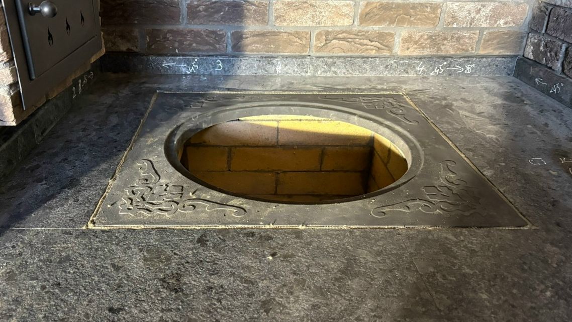 Как установить чугунную плиту выпуск 2