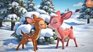 МУЛЬТИКИ для малышей. Зимний лес.