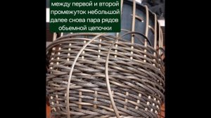 Плетение кашпо 20л ротанг , фотоотчет, Череповец ГАЛИСАД