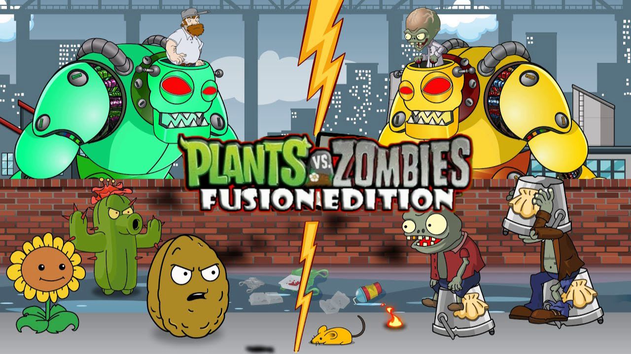 ПОБЕДА ЗОМБИ Растения против Зомби Fusion 3.2 Plants vs. Zombies ПвЗ PvZ смотреть онлайн