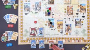 Как играть в семейную настольную игру "Вокруг света за 80 дней" от издательства ZVEZDA