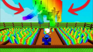 У МЕНЯ ЕСТЬ РАДУЖНЫЙ СЛОН в игре Вырасти в сад в Роблокс