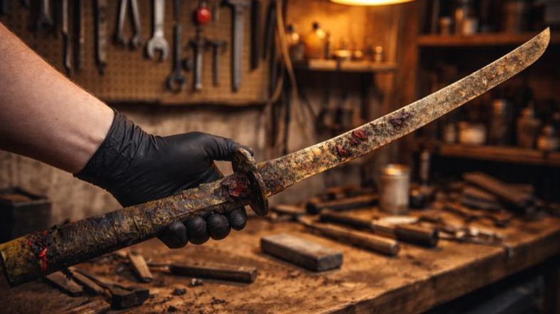 Реставрация Старого Ржавого Меча смотреть онлайн