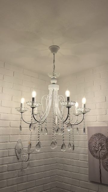 Люстра Fuerte 4070-7 WH смотреть онлайн