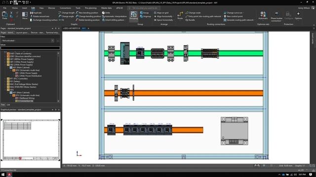EPLAN P8 ProPanel - Как выполнить проводку с помощью NETs смотреть онлайн