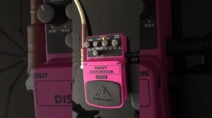 Проверка педали Behringer HD300 Heavy Distortion