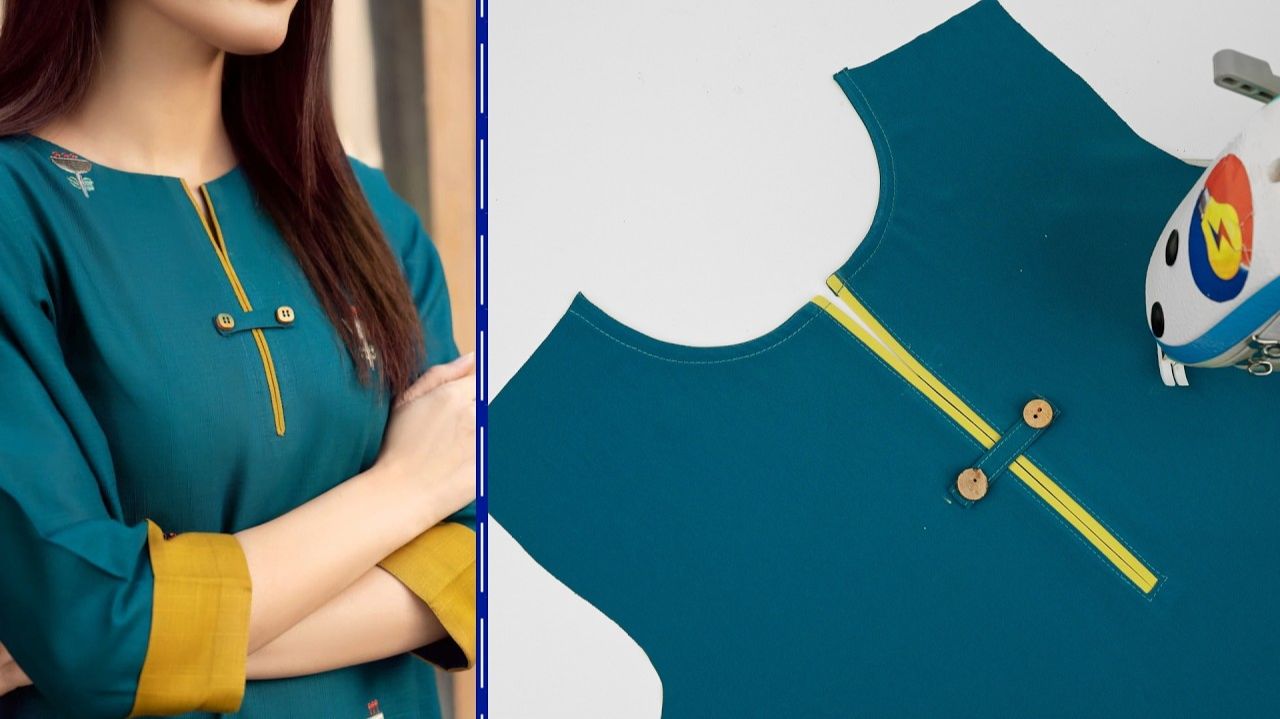 Оформление горловины с вырезом