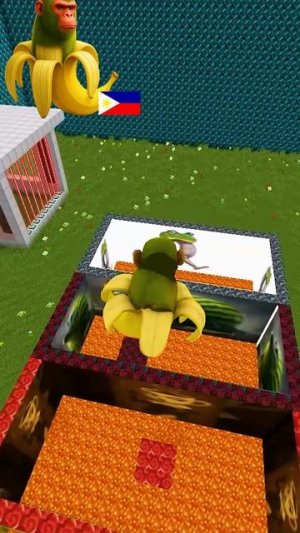 Italian Brainrot vs Squid Game Lava Jump  🪵 #minecraft #italianbrainrot