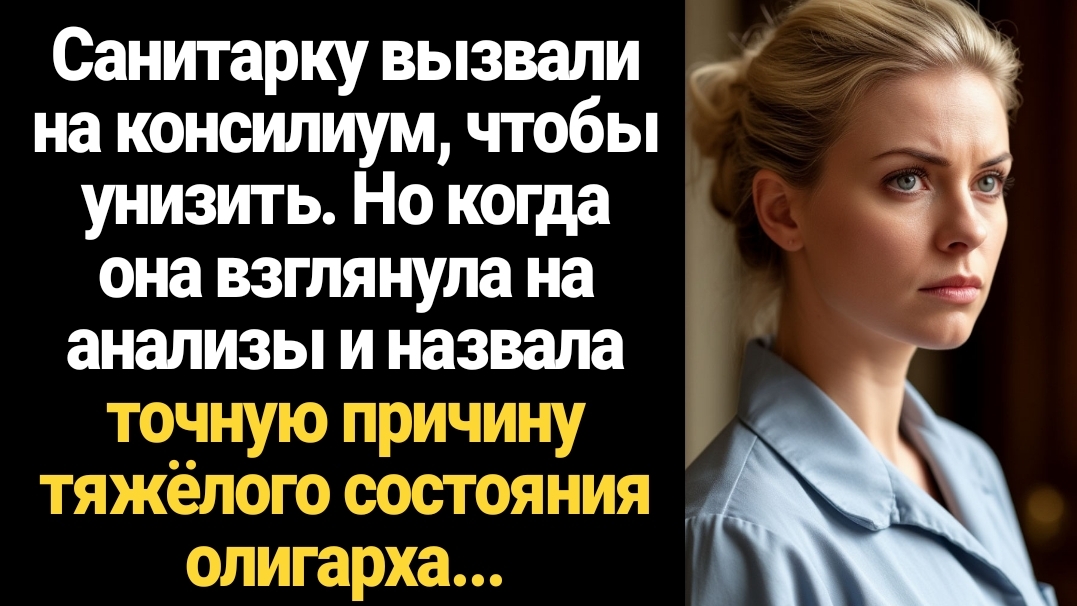 ИСТОРИИ ИЗ ЖИЗНИ/Санитарку вызвали на консилиум, чтобы унизить. Но когда она назвала точную причину смотреть онлайн