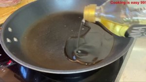 Приготовим стейк из говяжьего яблочка на сковороде с ?