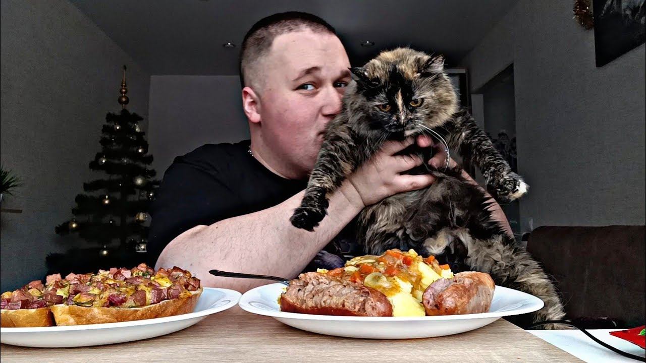 МУКБАНГ КУПАТЫ и пюре с подливой / ОБЖОР Горячие бутерброды и купаты / MUKBANG ASMR смотреть онлайн