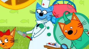 ТРИ КОТА. ПРИВИВКИ. ИГРАЕМ В ДОКТОРА