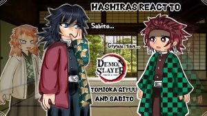 Реакция Столпов на Гию Томиока / Персонажи КРД / 3 часть / Гача реакция / Demon Slayer