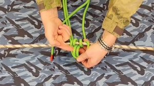 Как вязать схватывающий узел Прусика?