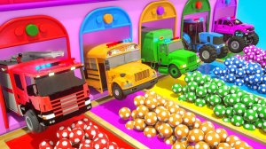 Мультяшки про машинки — Детские песенки — колёса в форме футбольного мяча — детские стишки и песенки