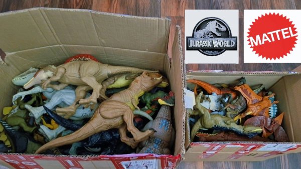 2 коробки динозавров Mattel Jurassic World #динозавр #игрушки #маттел #коллекция