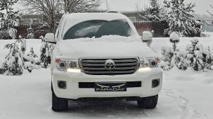 Toyota land cruiser 200 Улучшение штатного головного света. Установка светодиодных модулей. ПТФ