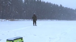 Первая рыбалка  2026г! В снег и мороз на окуня с блесной - не для слабонервных..