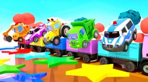 Мультяшки про машинки Развивающие видео для детей Песня поезда Чу-Чу-Чу Детские песенки для детей