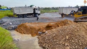 Строительство,  засыпка, очередной участок