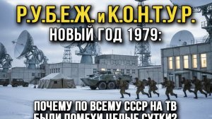 НОВЫЙ ГОД 1979. Почему по всему СССР на ТВ были помехи целые сутки? К.О.Н.Т.У.Р. и Р.У.Б.Е.Ж.
