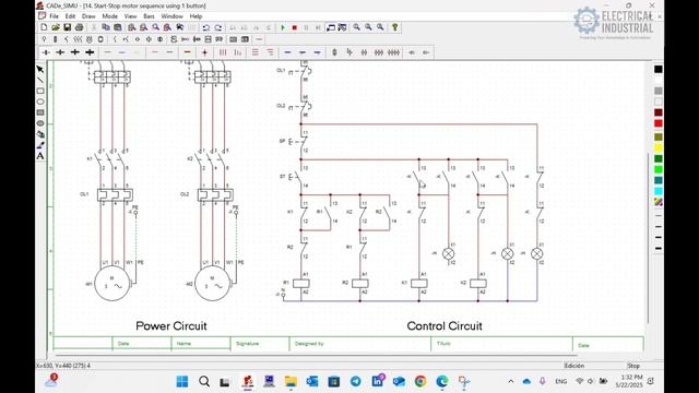 Episode11_ Start_Stop motor only one button with interlock 2 motors смотреть онлайн