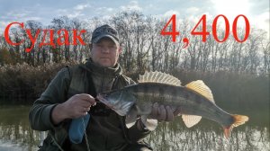 Джиг спиннинг на степной речке.А вы бы выпустили такого монстра? 25.11.25