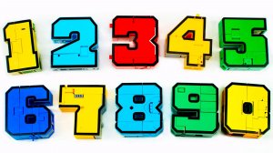 Игрушки Трансформеры. Учим Цифры 0-9.