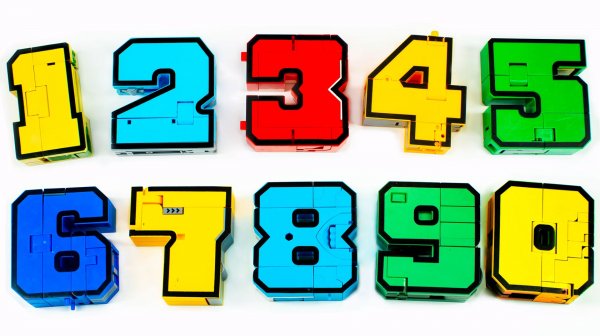 Игрушки Трансформеры. Учим Цифры 0-9.