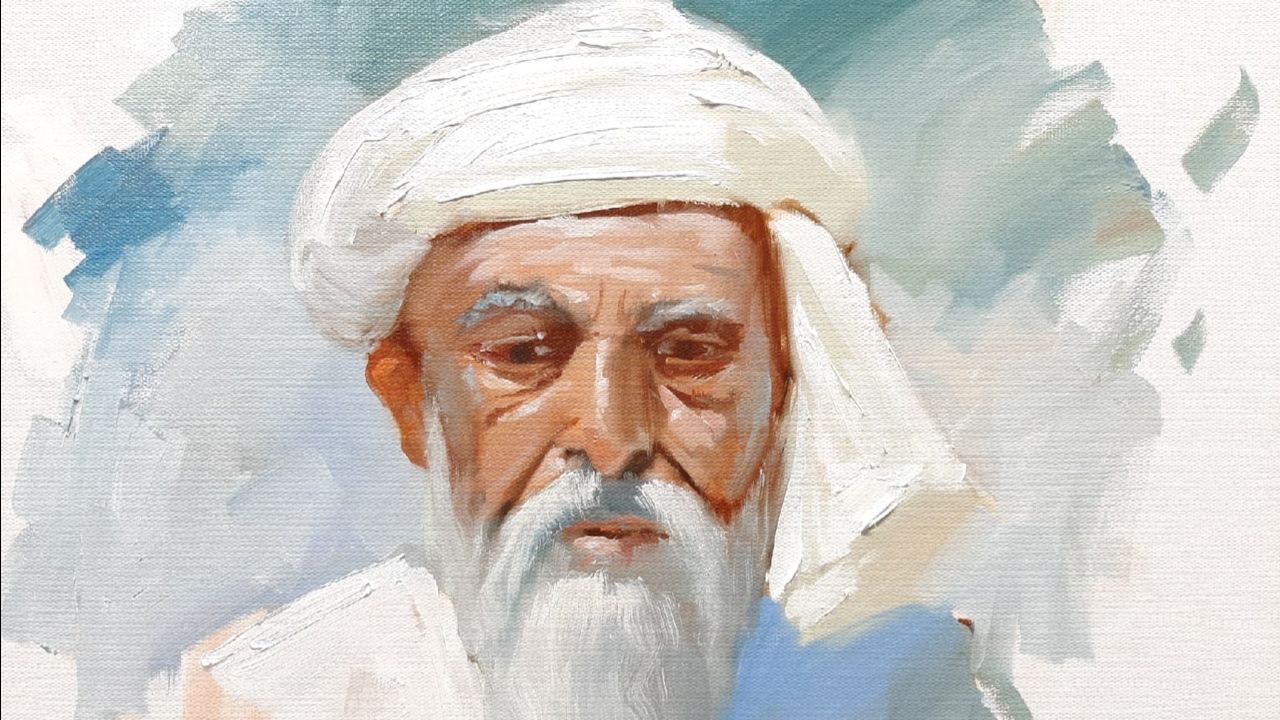 Портрет.Живопись маслом смотреть онлайн