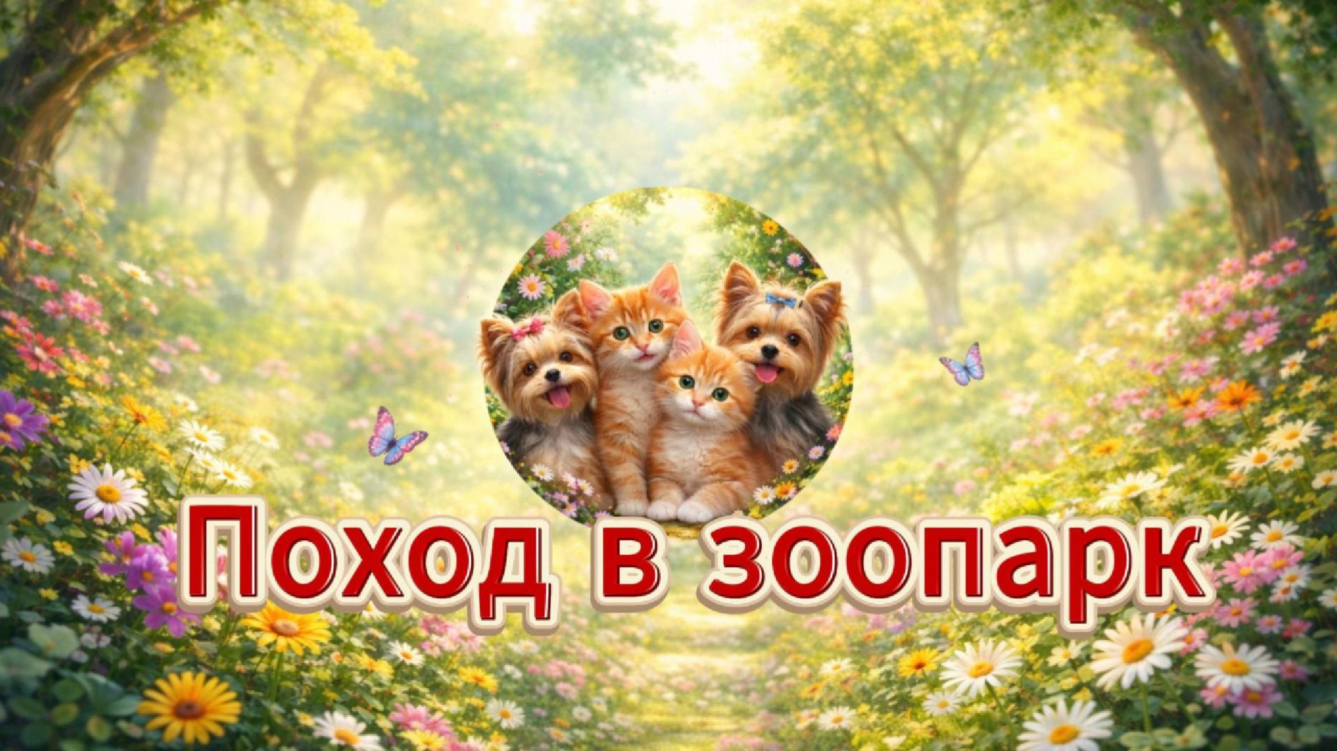Поход котиков в зоопарк смотреть онлайн