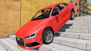 Машины против лестниц 😱 | BeamNG.Drive|Бемиджи Драйв