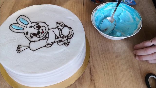 Торт ЗАЙЧИК. Детский торт