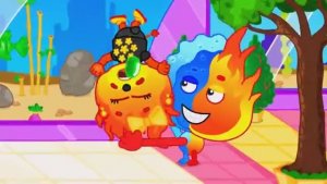 Маша и Леопольд Монстр вода-огонь - Мультик для детей