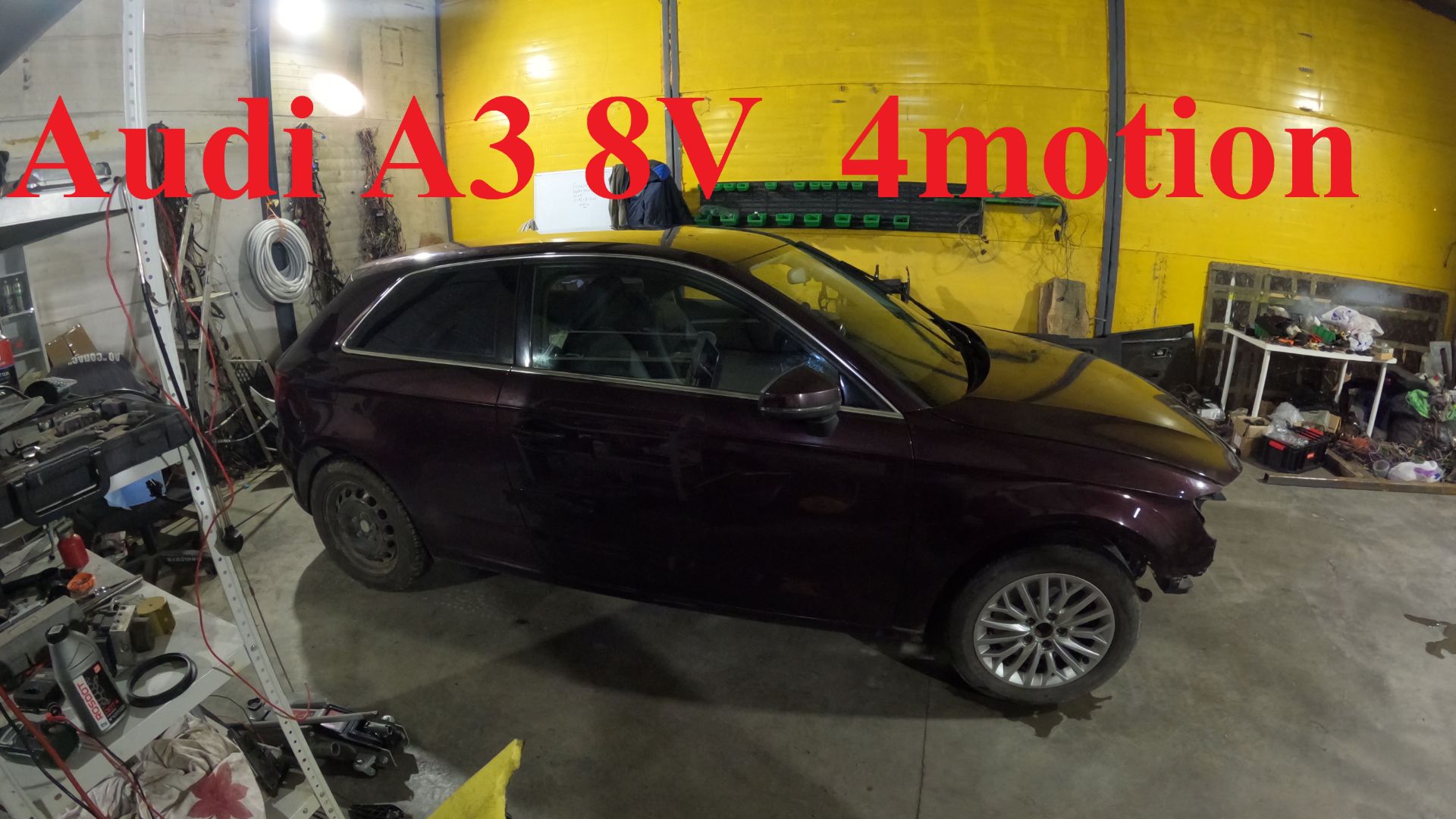 Audi A3 8V Quattro 4motion 4wd  установка полного привода