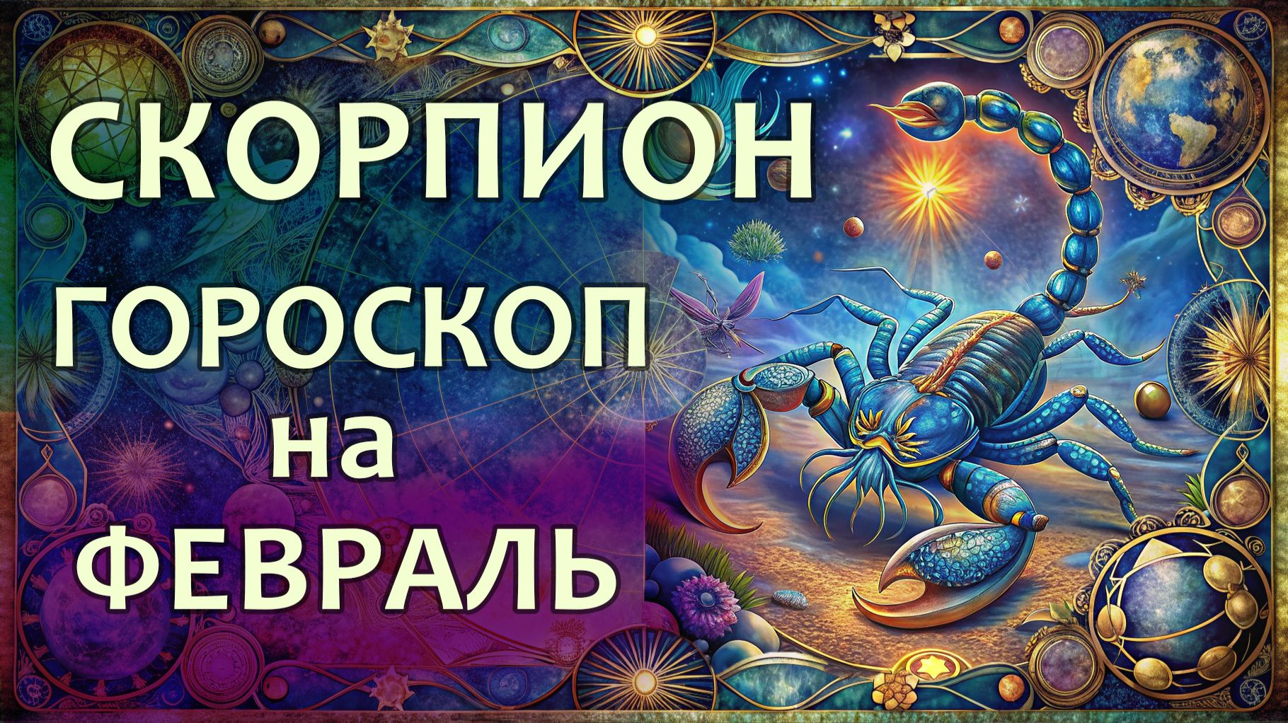 Гороскоп для Скорпиона на февраль 2026 года смотреть онлайн