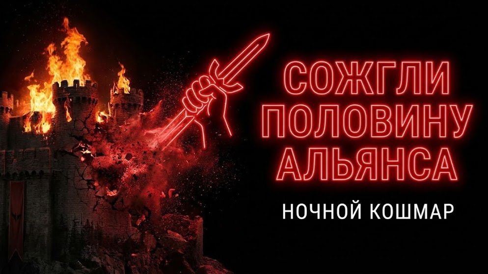 НАС СОЖГЛИ ЗА ОДНУ НОЧЬ. Главная ошибка на ГВГ в Fate War смотреть онлайн