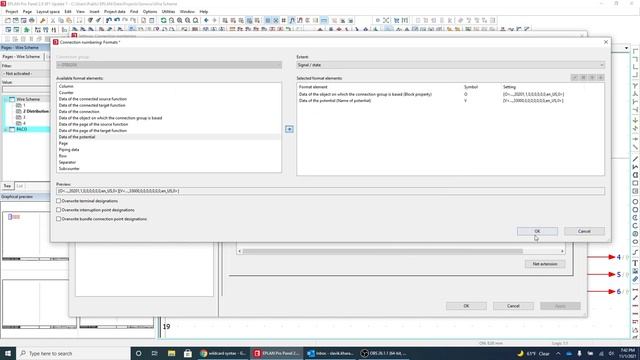EPLAN .connection numbering based on block property смотреть онлайн