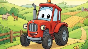 ПО ПОЛЯМ ПО ПОЛЯМ. ПЕСНКА про ТРАКТОР. ПЕСЕНКИ для детей про технику и машинки