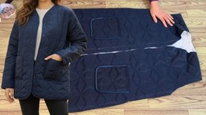 Крой и пошив стеганой куртки (фуфайка)