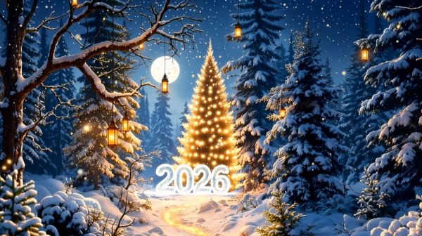 Футаж Новый год 2026