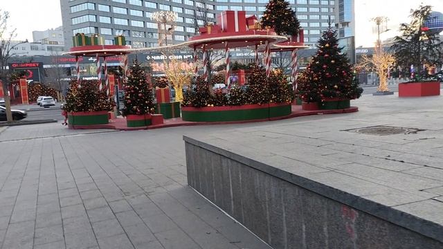 "Живая гирлянда".Новый Арбат. смотреть онлайн