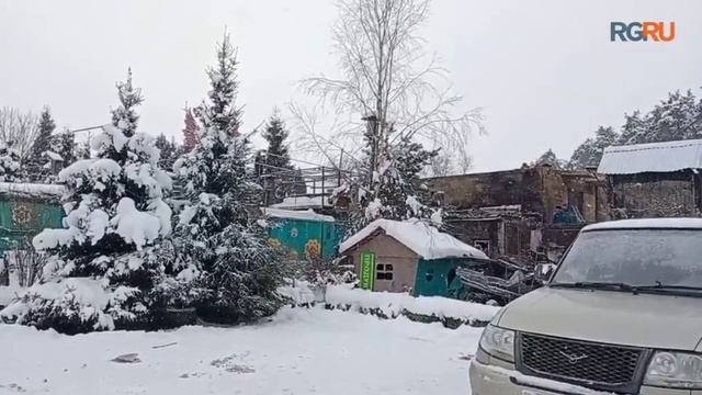 Обстановка на месте гибели фермера с семьей в Подмосковье смотреть онлайн