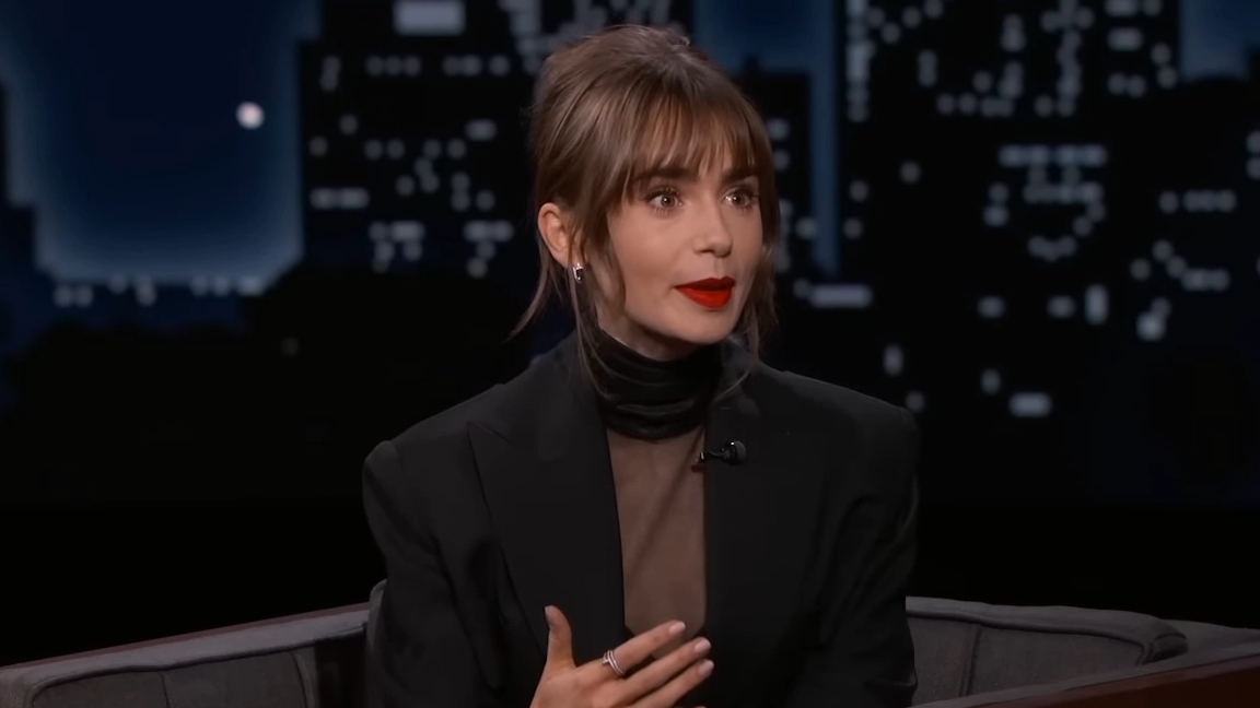 Лили Коллинз о замужестве, брате, играющем на барабанах для их отца, и популярности Эмили в Париже смотреть онлайн