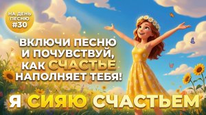 НА ДЕНЬ ПЕСНЮ #30 | СОЛНЕЧНАЯ ПЕСНЯ-АФФИРМАЦИЯ для радости и счастья | "Я сияю счастьем"