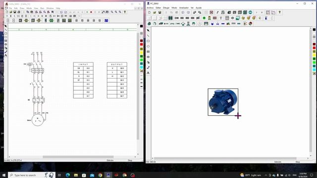 Старт _Остановка электродвигателя на cade_simu и pc_simu _part2_ смотреть онлайн