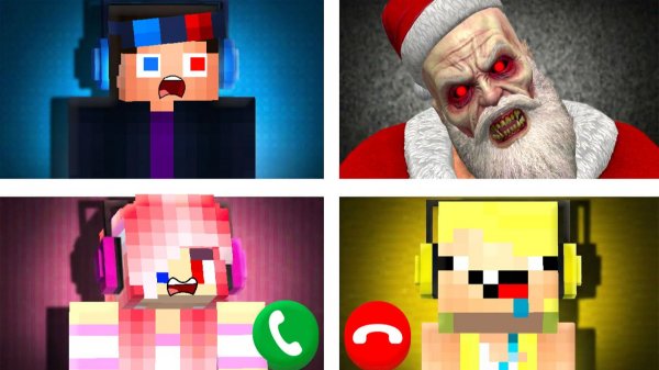 📞🎅НЕ ЗВОНИ ДЕДУ МОРОЗУ НА НОВЫЙ ГОД В МАЙНКРАФТ! ШЕДИ ЛЕСКА И НУБИК MINECRAFT