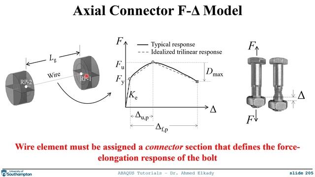 #40 ABAQUS Tutorial Modeling Bolts with Axial Connectors смотреть онлайн